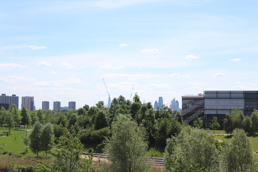 view from the olympic Park